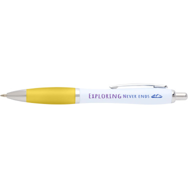 Logo trade promotional giveaways picture of: Nash recycled plastic ballpoint pen (black ink)