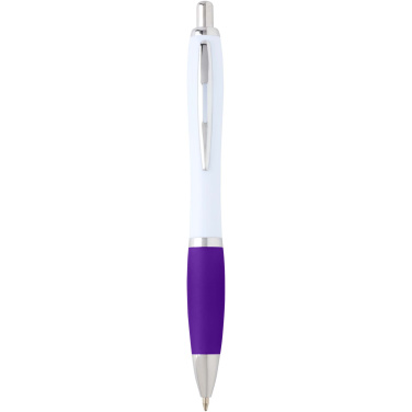 Logotrade promotional gift image of: Nash recycled plastic ballpoint pen (black ink)