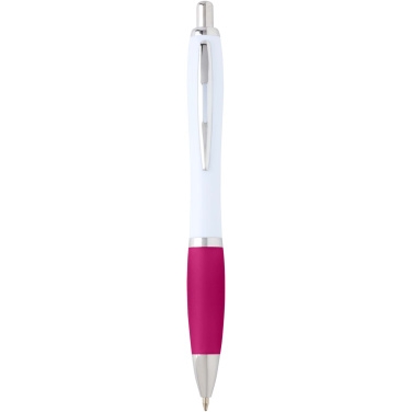 Logo trade promotional merchandise image of: Nash recycled plastic ballpoint pen (black ink)