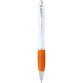 Nash recycled plastic ballpoint pen (blue ink), Orange