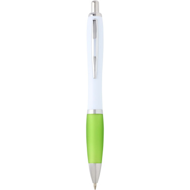 Logo trade promotional gifts image of: Nash recycled plastic ballpoint pen (blue ink)