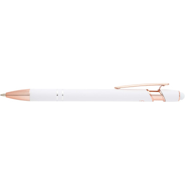 Logotrade promotional item picture of: Nanna ballpoint pen with rose gold finish (blue ink)