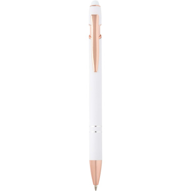 Logotrade advertising product image of: Nanna ballpoint pen with rose gold finish (blue ink)