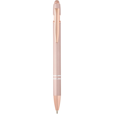 Logo trade promotional giveaways picture of: Nanna ballpoint pen with rose gold finish (blue ink)