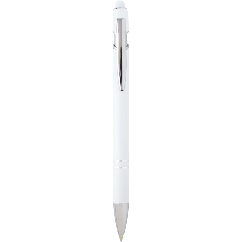 Logotrade promotional gift image of: Kish ballpoint pen with silver finish (blue ink)