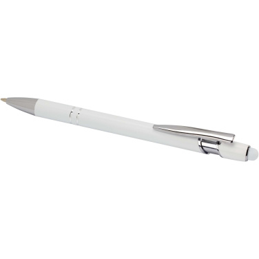 Logo trade promotional merchandise picture of: Kish ballpoint pen with silver finish (blue ink)