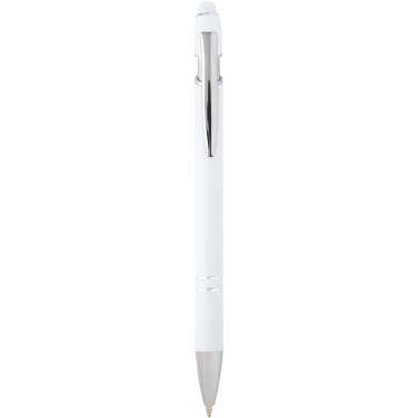 Logo trade corporate gifts image of: Kish ballpoint pen with silver finish (blue ink)