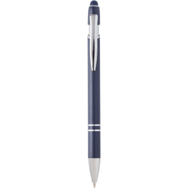 Logo trade promotional merchandise image of: Kish ballpoint pen with silver finish (blue ink)