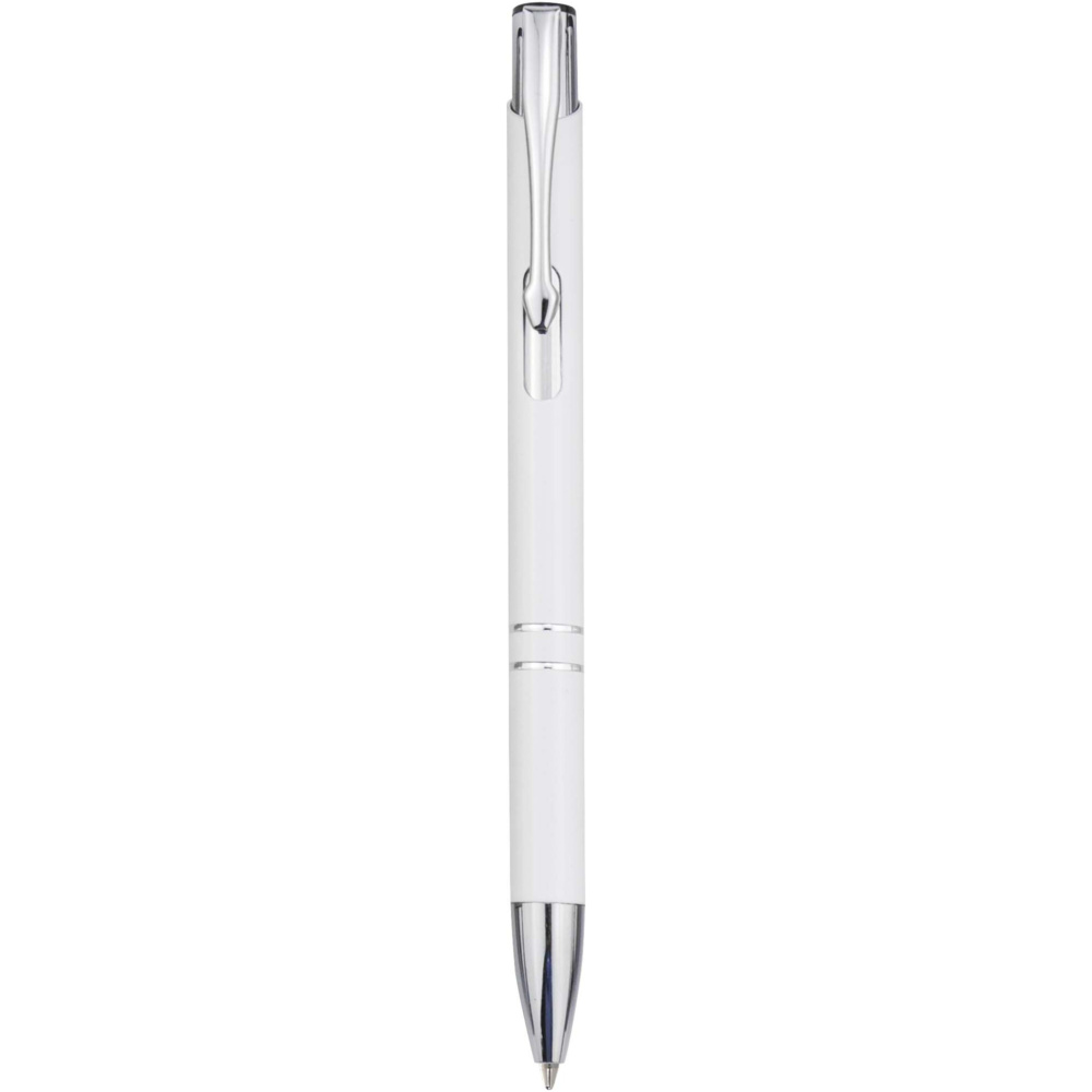 Logo trade promotional gift photo of: Moneta recycled aluminium ballpoint pen (blue ink)