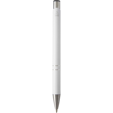 Logotrade corporate gift image of: Moneta recycled aluminium ballpoint pen (blue ink)