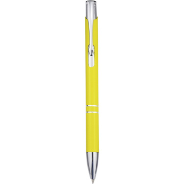 Logotrade advertising product picture of: Moneta recycled aluminium ballpoint pen (blue ink)