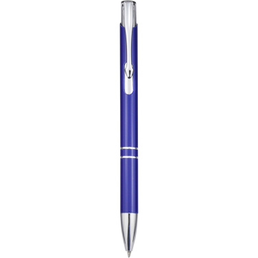 Logo trade promotional gifts image of: Moneta recycled aluminium ballpoint pen (blue ink)