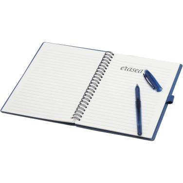 Logotrade corporate gift picture of: Slate reusable soft cover notebook and pen set (black ink)