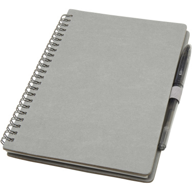 Logotrade advertising product image of: Slate reusable soft cover notebook and pen set (black ink)