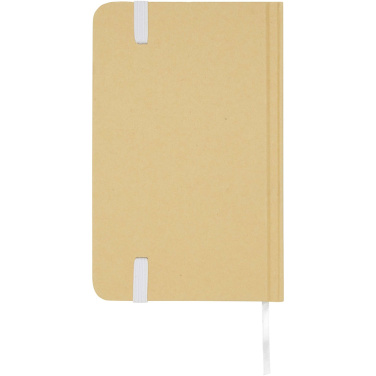 Logotrade promotional product image of: Reed A6 recycled hard cover notebook with plain pages