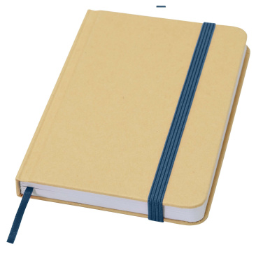 Logo trade advertising products image of: Reed A6 recycled hard cover notebook with plain pages