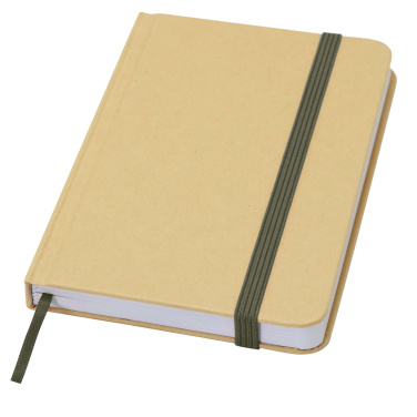 Logotrade promotional giveaways photo of: Reed A6 recycled hard cover notebook with plain pages