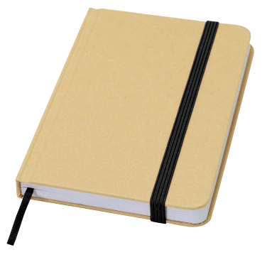 Logotrade promotional merchandise photo of: Reed A6 recycled hard cover notebook with plain pages