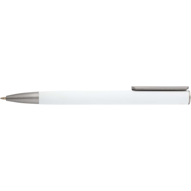 Logotrade promotional product picture of: Ziguur recycled aluminium ballpoint pen (black ink)