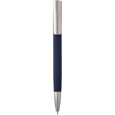 Logo trade promotional merchandise image of: Ziguur recycled aluminium ballpoint pen (black ink)