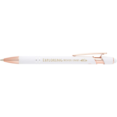 Logo trade promotional product photo of: Nanna ballpoint pen with rose gold finish (black ink)