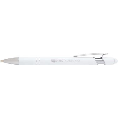 Logo trade advertising products picture of: Kish ballpoint pen with silver finish (black ink)