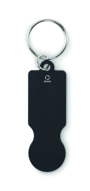 Logo trade promotional items picture of: Key ring with trolley token