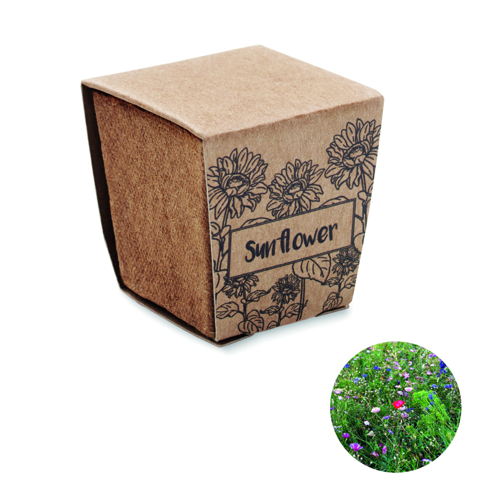 Logo trade promotional gift photo of: Sunflower growing kit