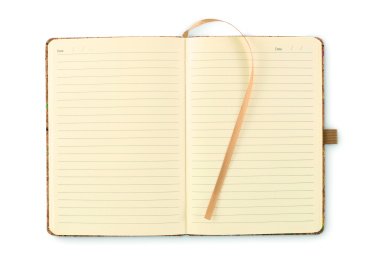 Logo trade promotional items picture of: A5 cork coloured notebook