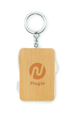 Logo trade promotional merchandise picture of: Key ring charging cable