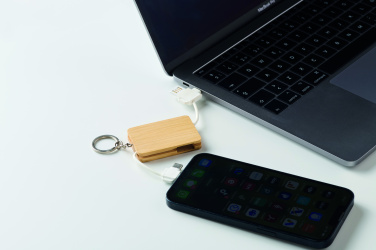 Logotrade promotional item picture of: Key ring charging cable