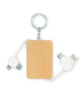 Logotrade promotional items photo of: Key ring charging cable