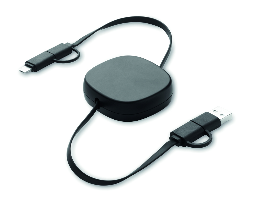 Logotrade promotional merchandise picture of: 60W retractable charging cable