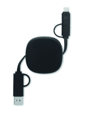 Logo trade promotional items picture of: 60W retractable charging cable