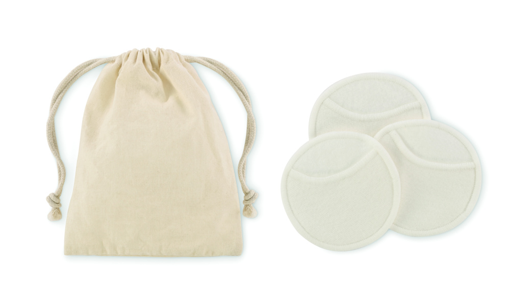 Logo trade promotional product photo of: Reusable face cleaning pad set