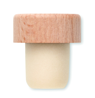 Logotrade promotional merchandise image of: Beech wood bottle stopper