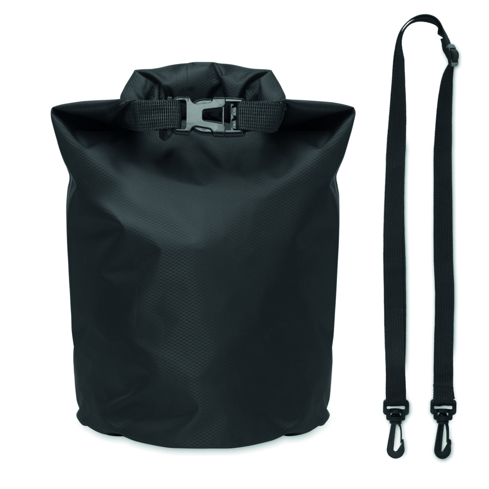 Logo trade promotional gift photo of: Waterproof bag 210T RPET 5L