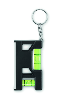 Logo trade promotional giveaways image of: Magnetic level ABS key ring