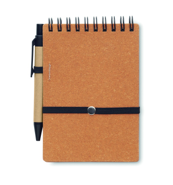 Logotrade corporate gift image of: Recycled notebook with ball pen