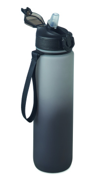 Logo trade promotional giveaway photo of: Sports water bottle RPET 1L