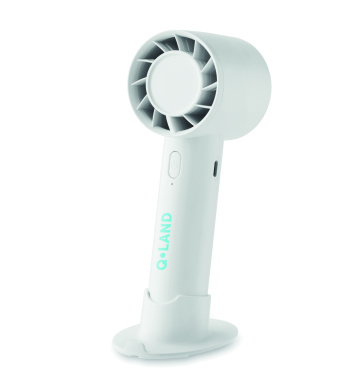 Logo trade business gift photo of: Small portable fan 2000 mAh