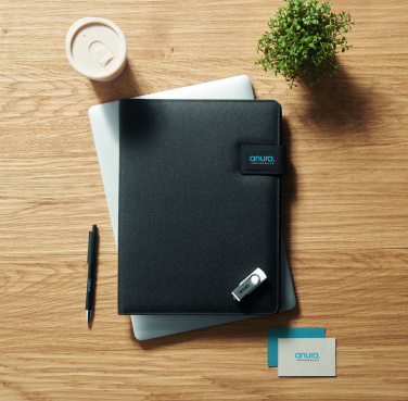 Logotrade corporate gift picture of: A4 folder and wireless charger