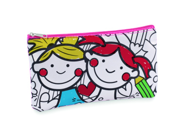 Logo trade promotional gifts picture of: Pencil case with markers