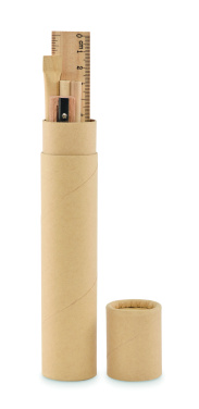 Logotrade promotional merchandise picture of: Paper tube stationery set