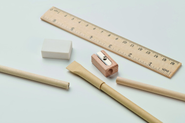 Logo trade promotional giveaways picture of: Paper tube stationery set