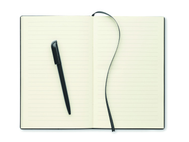 Logo trade promotional giveaways image of: A5 PU notebook with pen