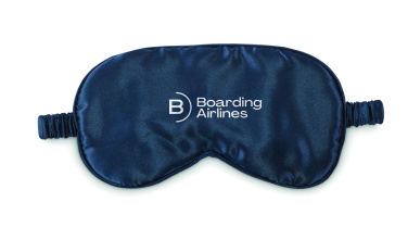 Logo trade corporate gift photo of: Soft polyester eye mask