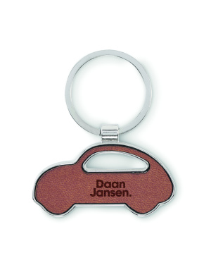 Logo trade corporate gifts picture of: Car shaped key ring