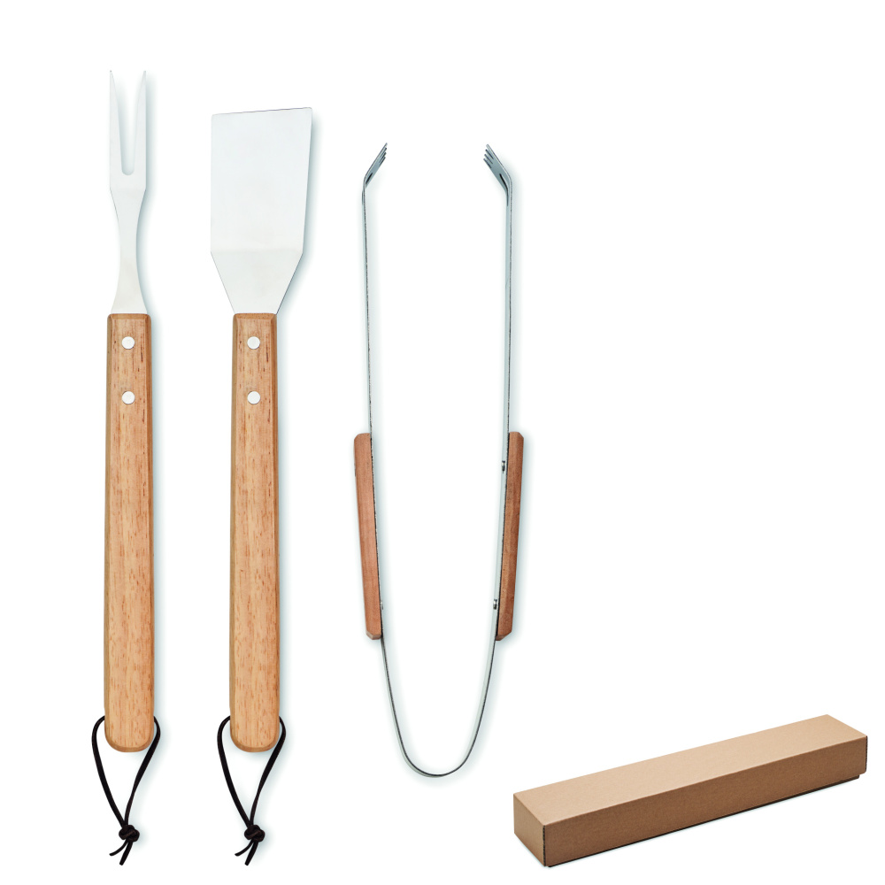 Logo trade promotional product photo of: Oakwood barbecue set