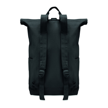 Logo trade promotional giveaways picture of: Roll top backpack 390 gr/m²